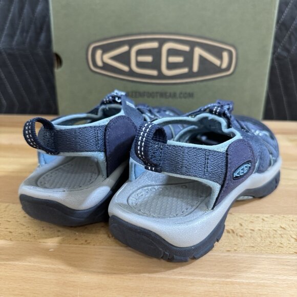 Keen Newport H2 Waterproof Sandals size 9 Women's Navy/Smoke Blue Fisherman - Picture 5 of 14
